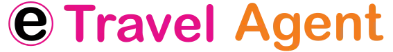 e travel agent logo